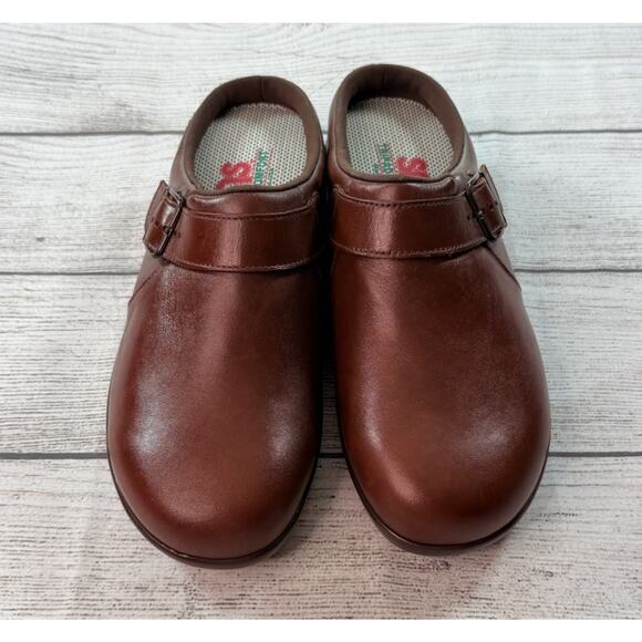 SAS Women’s Teak Clog Tripad Comfort Coolstep Comfort Slides Mules Size 8.5 WW - Picture 5 of 6